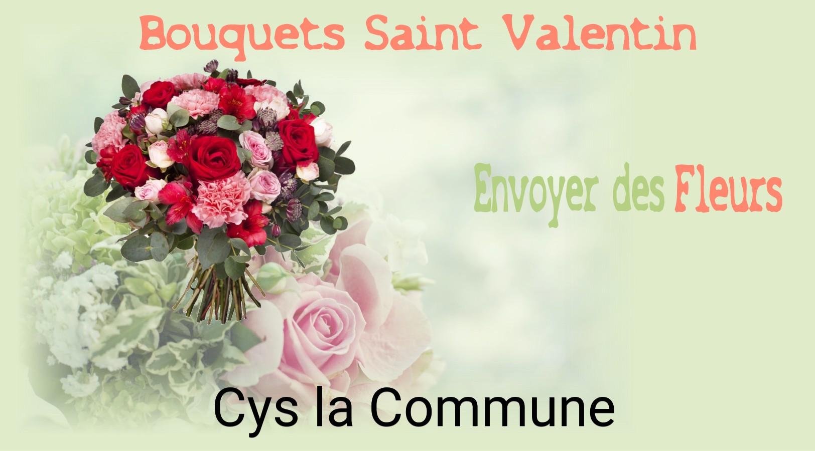 Roses de Saint-Valentin livrées à Cys-la-Commune